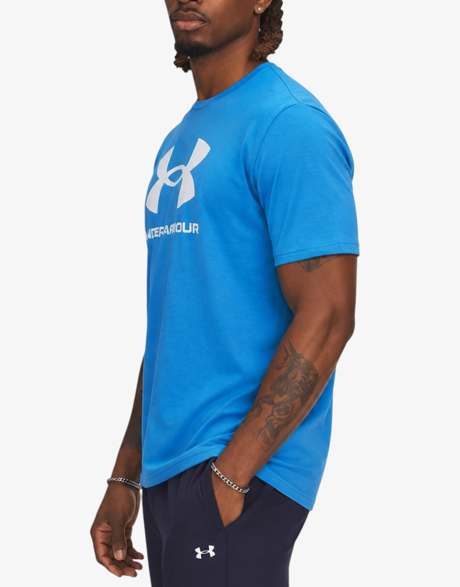 UNDER ARMOUR Sportstyle Logo Update SS Blue/White
