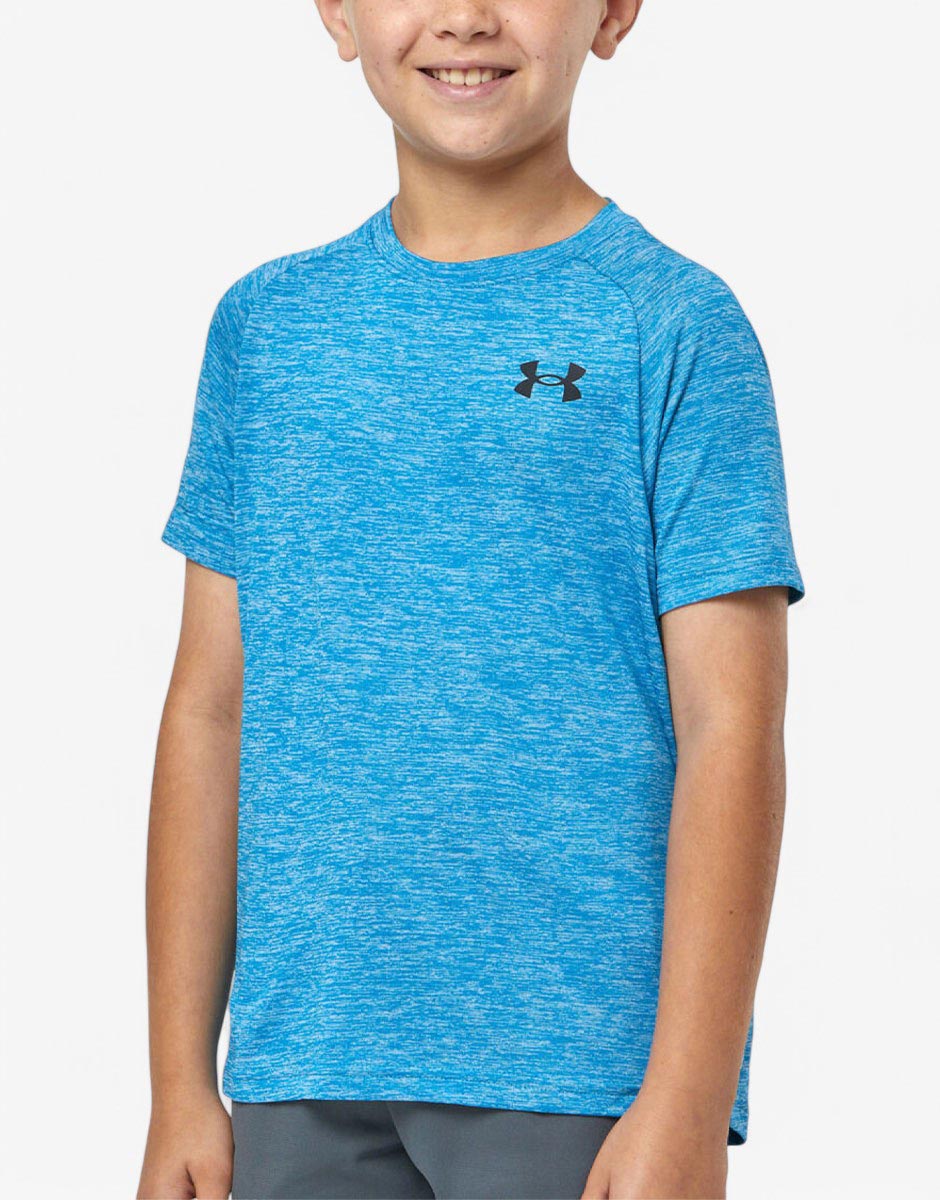 UNDER ARMOUR Tech 2.0 Boys' Tee Blue 