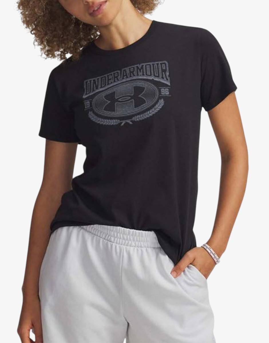 UNDER ARMOUR Varsity Ss Tee Black