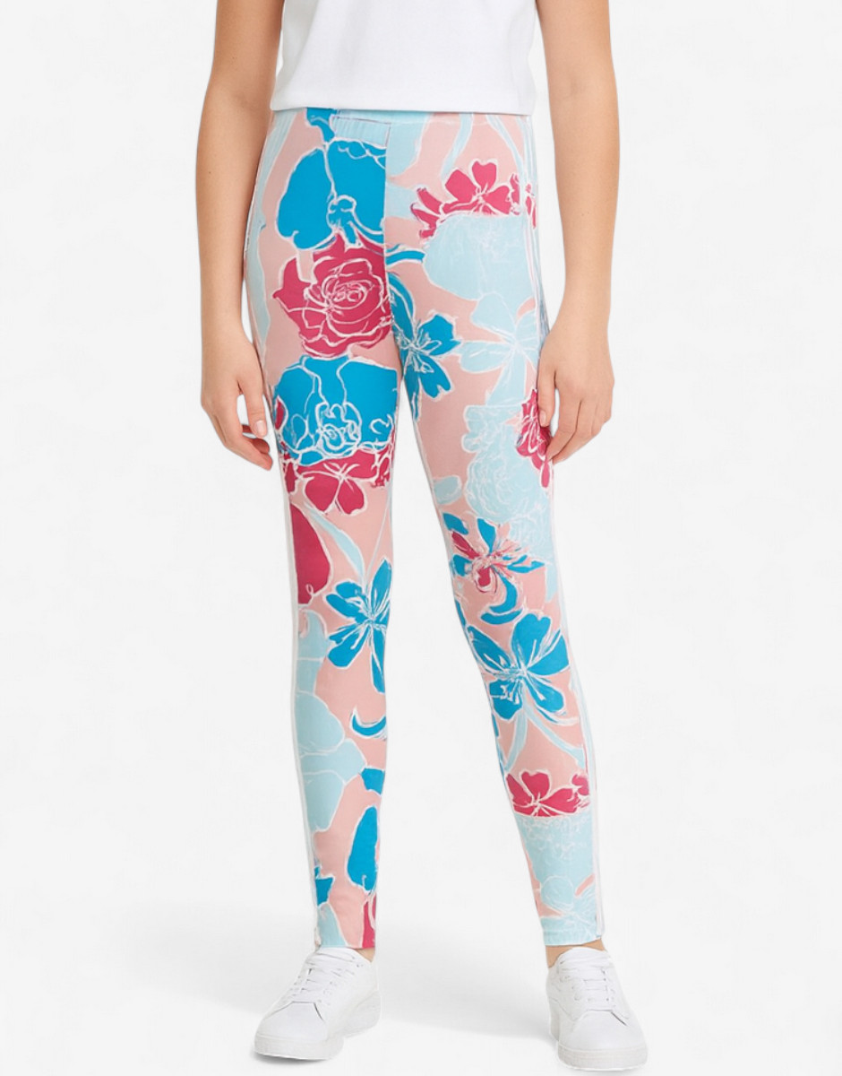 ADIDAS Originals Floral All Over Print Leggings Mulicolor