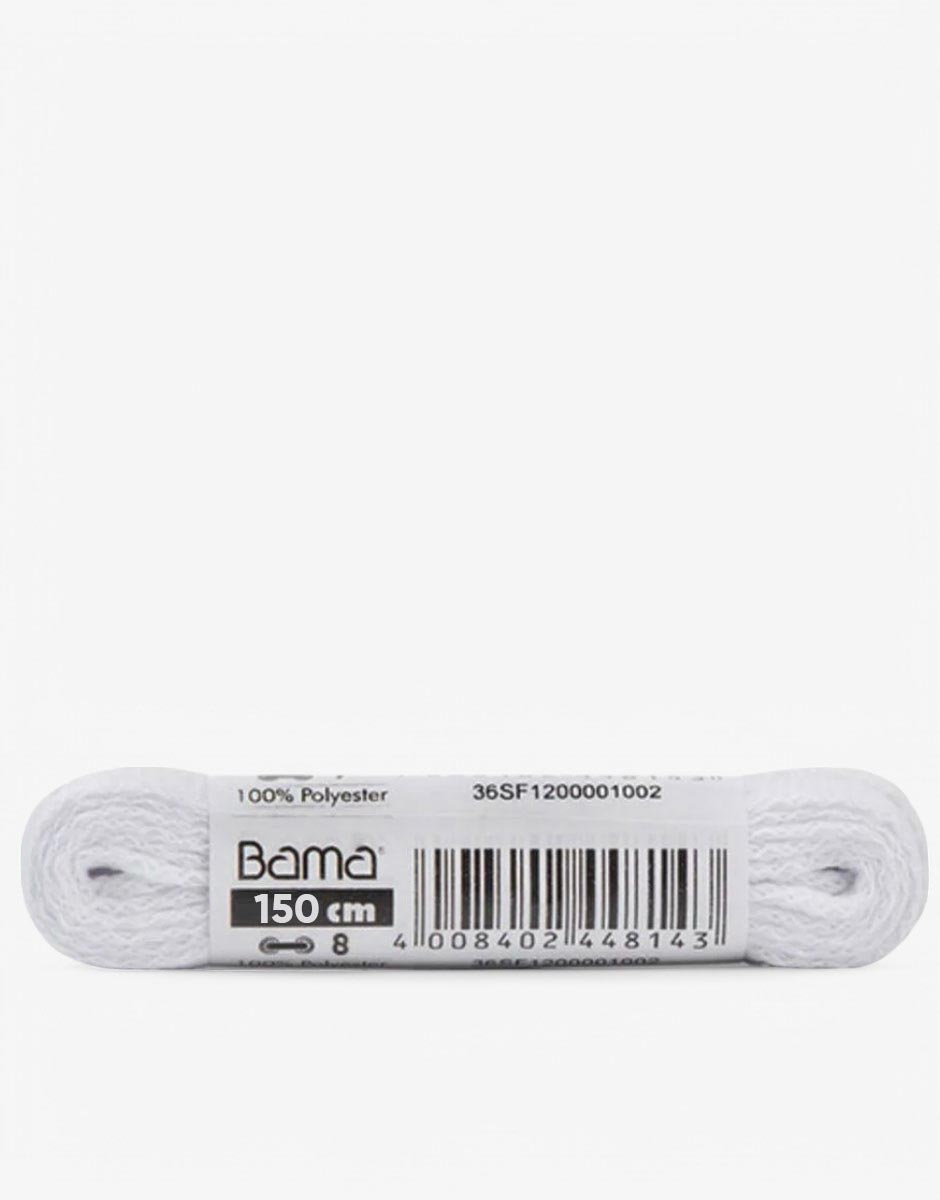BAMA Flat Laces White 150cm