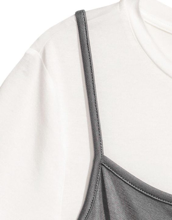 'H&M Slip Dress With A Top