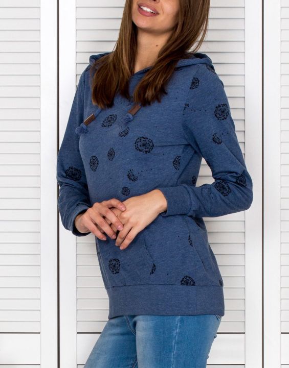 'SUBLEVEL Dandelion Hoodie Blue