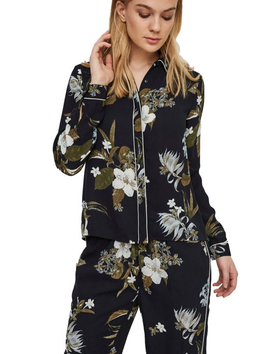 'VERO MODA Floral Shirt Blue