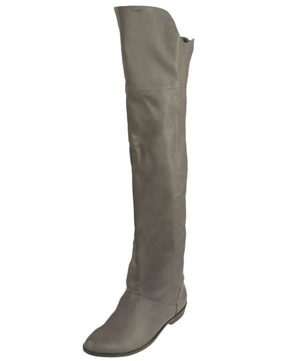 'BESHKA High Boots Sage Grey