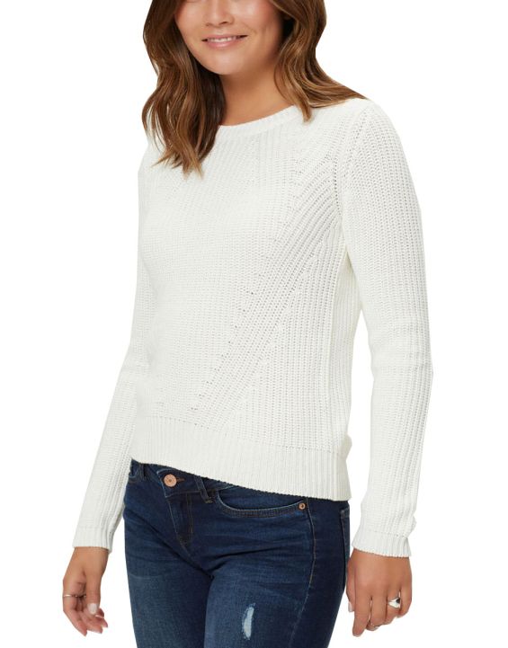 'VERO MODA Soft Knitted Pullover White