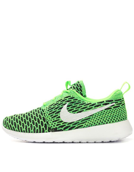 'NIKE Roshe One Flyknit Voltage Green