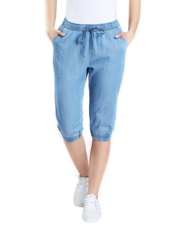 'VERO MODA Loose Chambray Pant