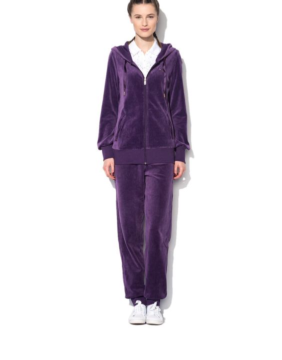 'PUMA Velour Tracksuit Purple