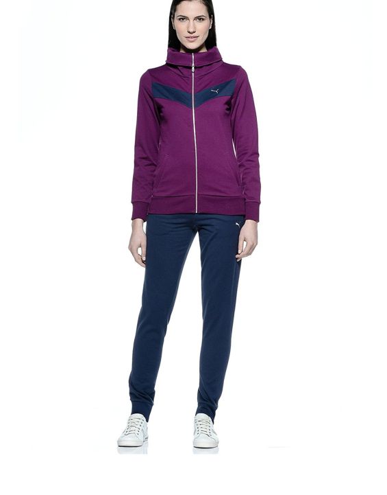 'PUMA Ess Sport Tracksuit Plum