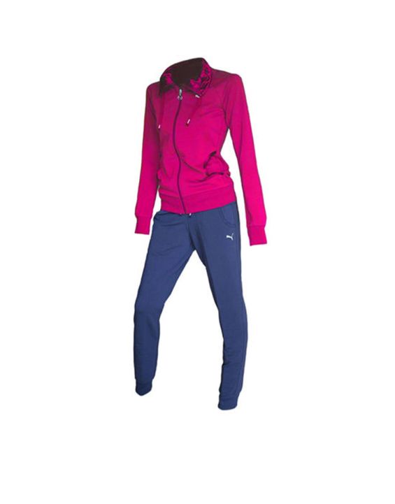 'PUMA Satin Tracksuit Pink