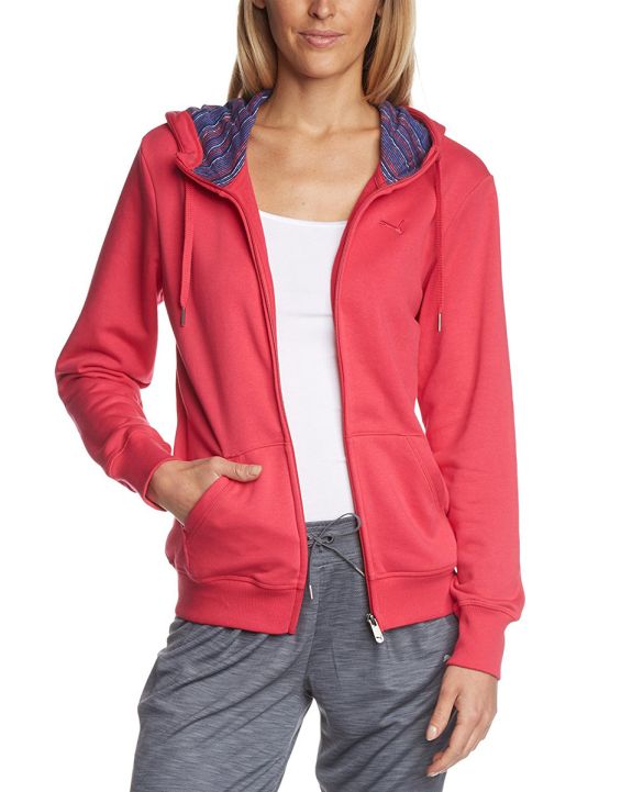 'PUMA Fun Graphic Hooded Jacket Pink