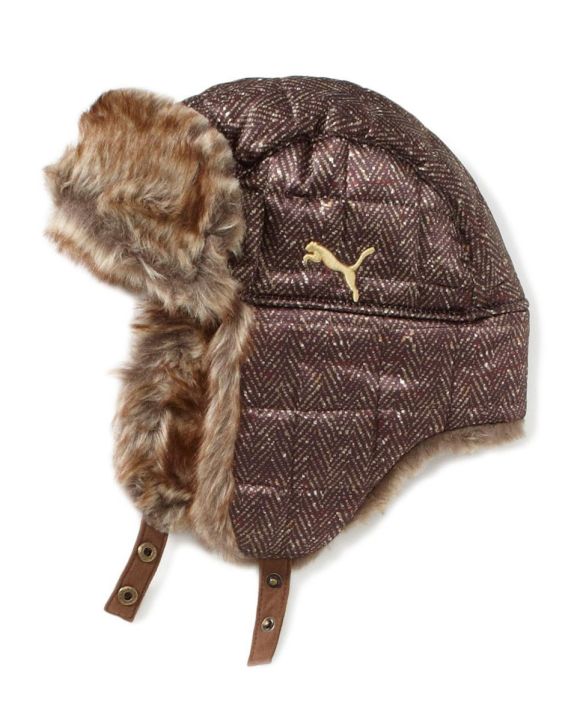 'PUMA Downey Trapper Hat Brown K