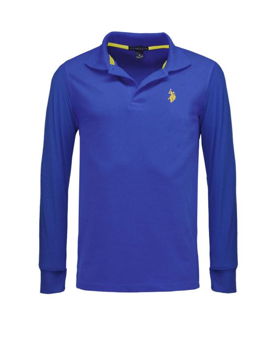 'US POLO Small Logo Blouse Blue