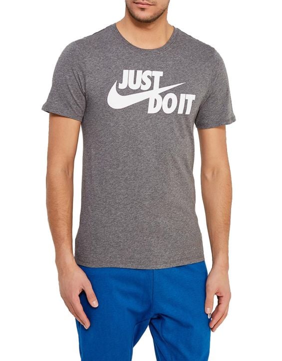 'NIKE Just Do It Logo Tee Grey