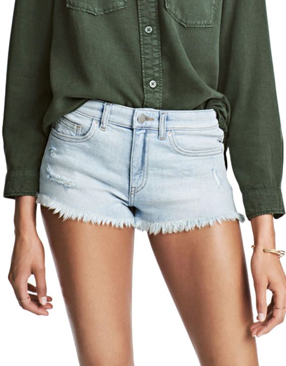 'H&M Worn Denim Shorts