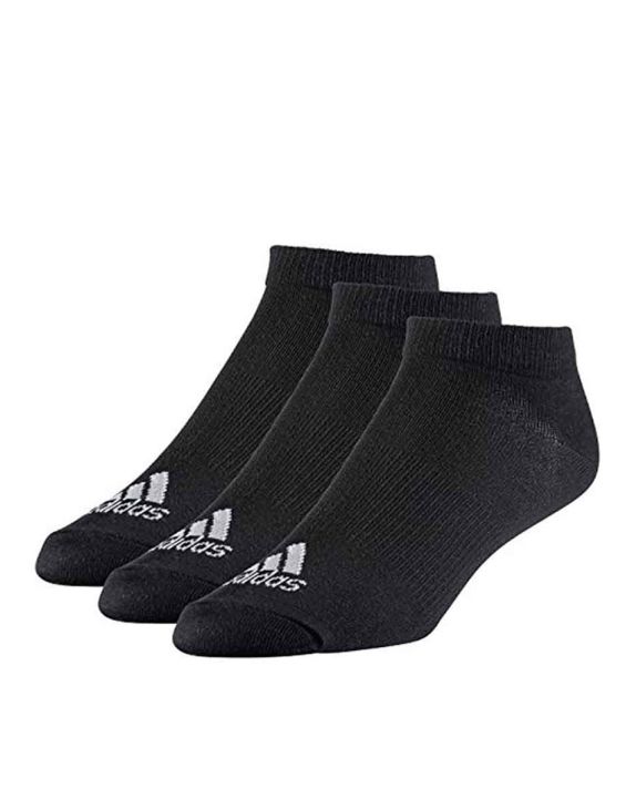 'ADIDAS 3-pack No Show Socks Black