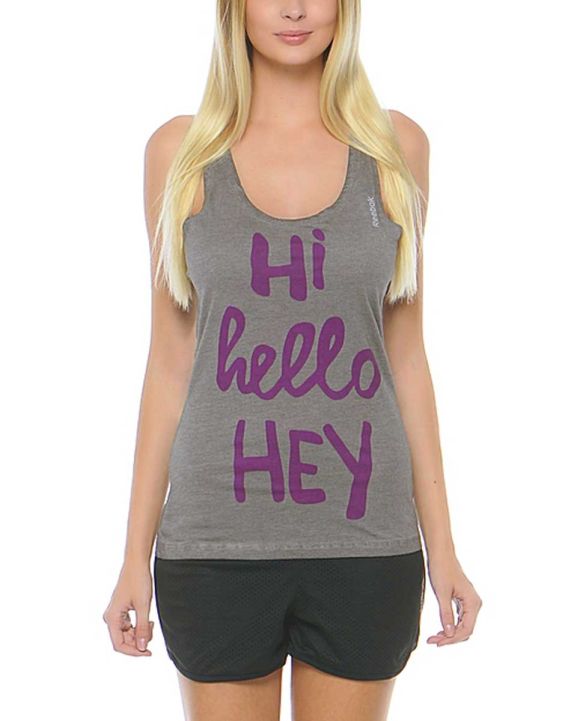 'REEBOK Hi Hello Hey Tank
