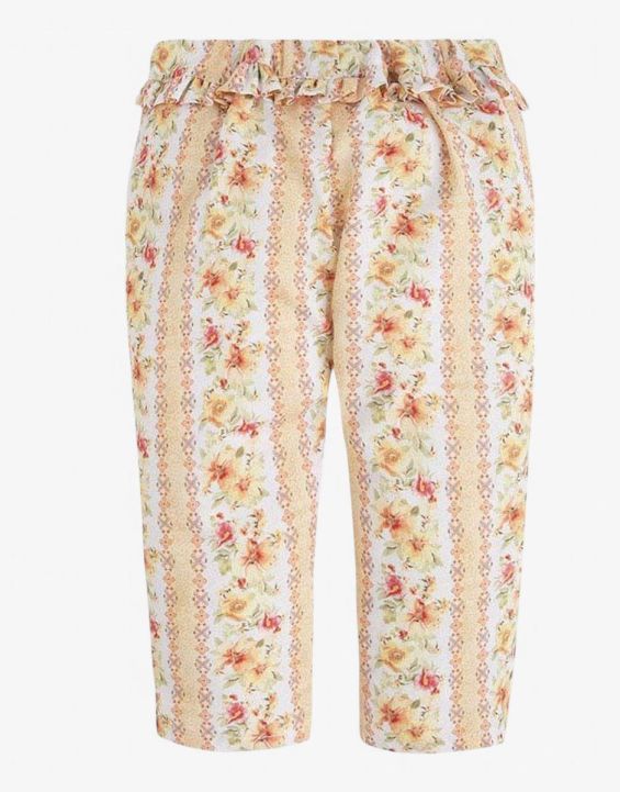 'MAYORAL Flower Summer Pant Orange