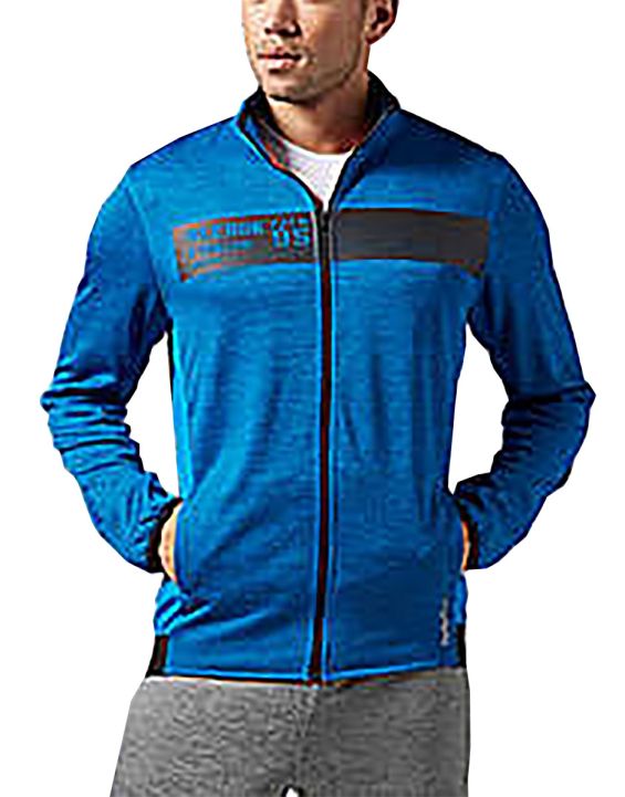 'REEBOK Wor Mel Grph Hoody Blue