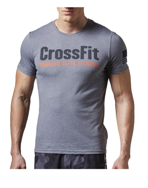 'REEBOK Crossfit Forging Elite Fitnes Tee Grey