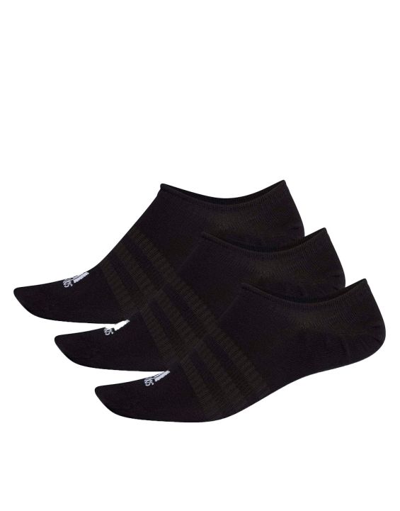 'ADIDAS No Show Socks 3-Pairs Black