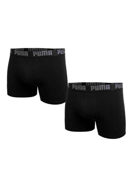 'PUMA 2-pack Printed Boxers Black/Grey