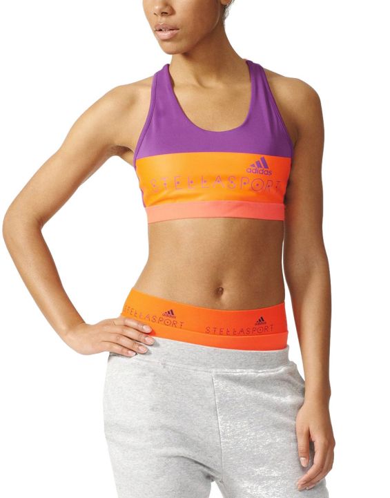 'ADIDAS Stellasport Padded Sports Bra Purple