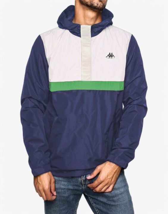 'KAPPA Icilio Auth Windbaker Jacket Navy M