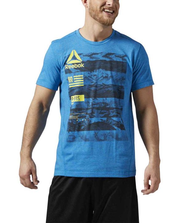 'REEBOK Performance PW3R Tee Blue