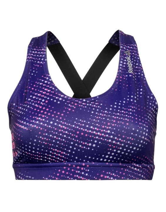 'REEBOK Gymana Sports Bra Purple