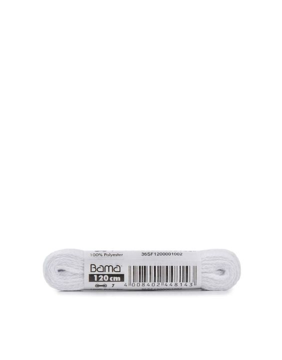 'BAMA Flat Laces White 120cm
