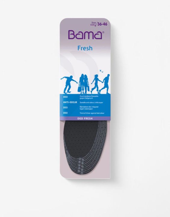 'BAMA Essentials Deo Fresh Insoles Grey