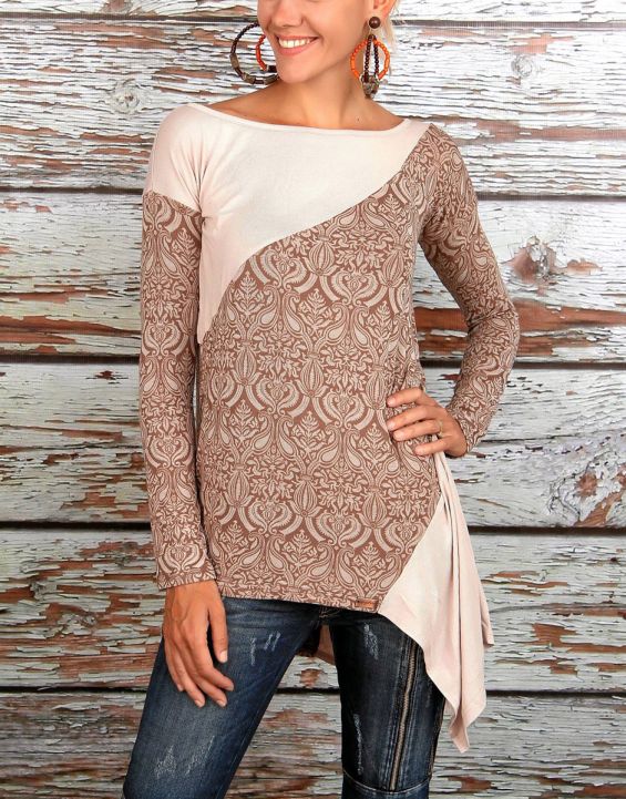 'NEGATIVE Estel Blouse Brown