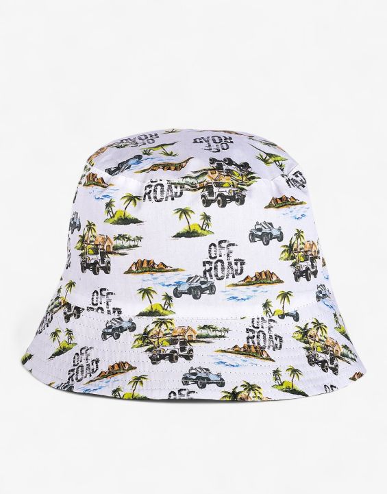 'CHICCO Boys Bucket Hat White/Multi