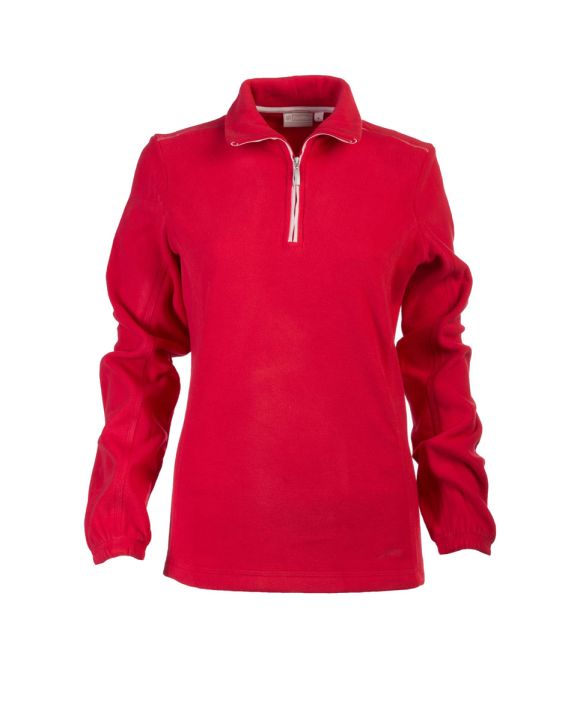 'LOTTO July Pile Zip Sweatshirt Red