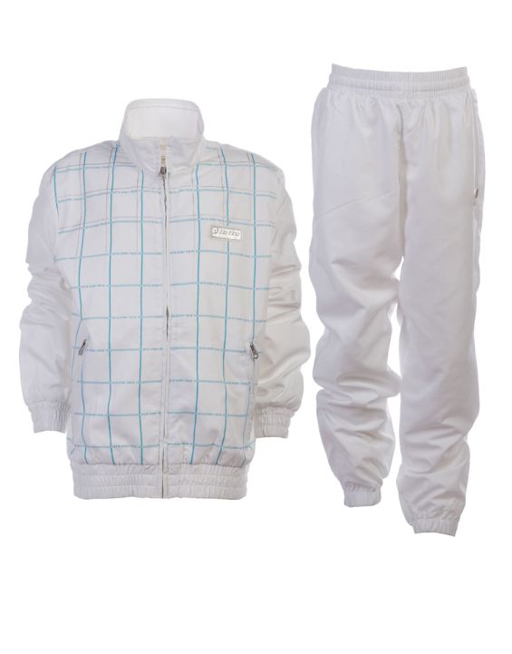 'LOTTO Denzel Tracksuit White/Blue K