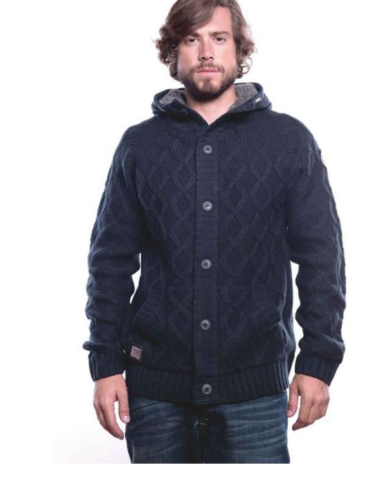 'MZGZ Samoa Cardigan Navy