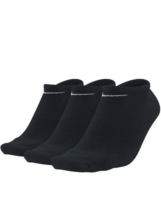 'NIKE 3-Pack No Show Value Socks Black