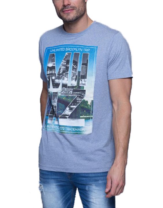 'MZGZ The Bloom Tee Blue