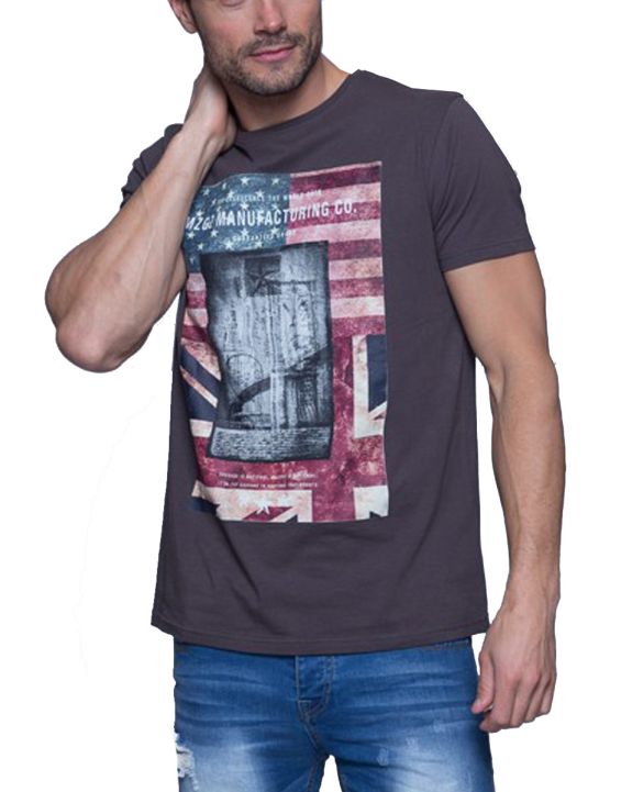 'MZGZ Thecrow Tee Dark Grey