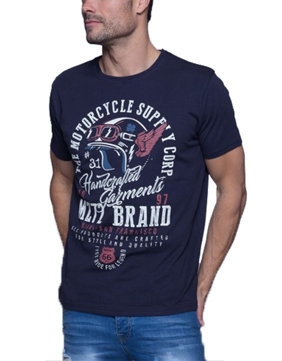 'MZGZ The Device Tee Dark Blue