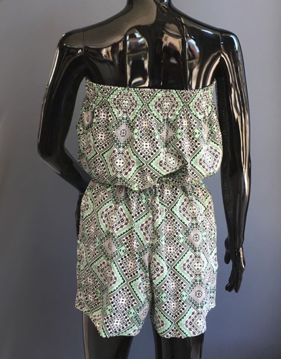 'SUBLEVEL Summer Jumpsuit White