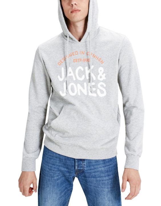 'JACK&JONES Casual Hoodie Grey