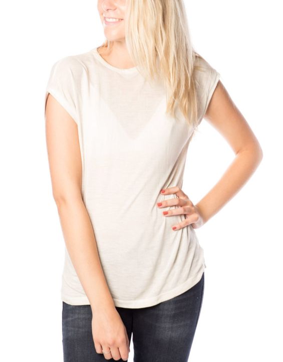 'ROCK ANGEL Back Button Blouse White