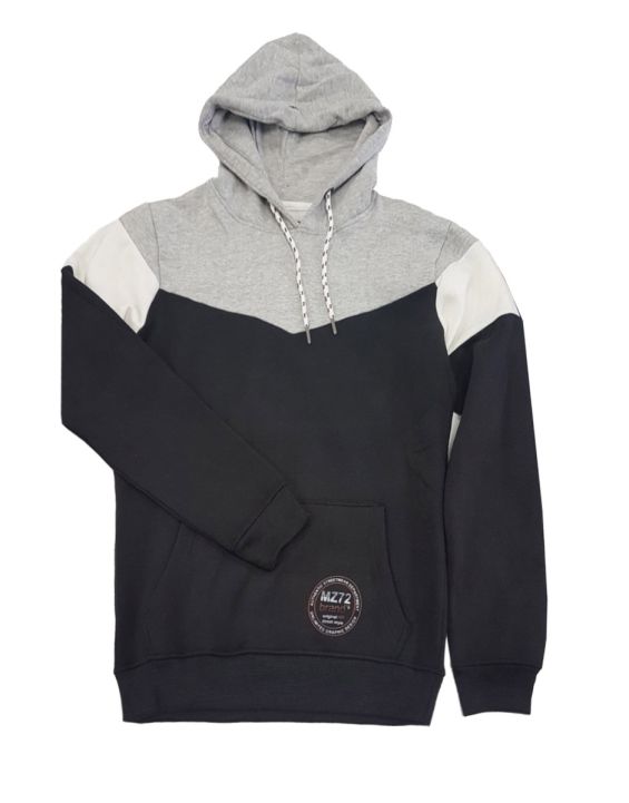 'MZGZ Justy Hoodie Grey-Black
