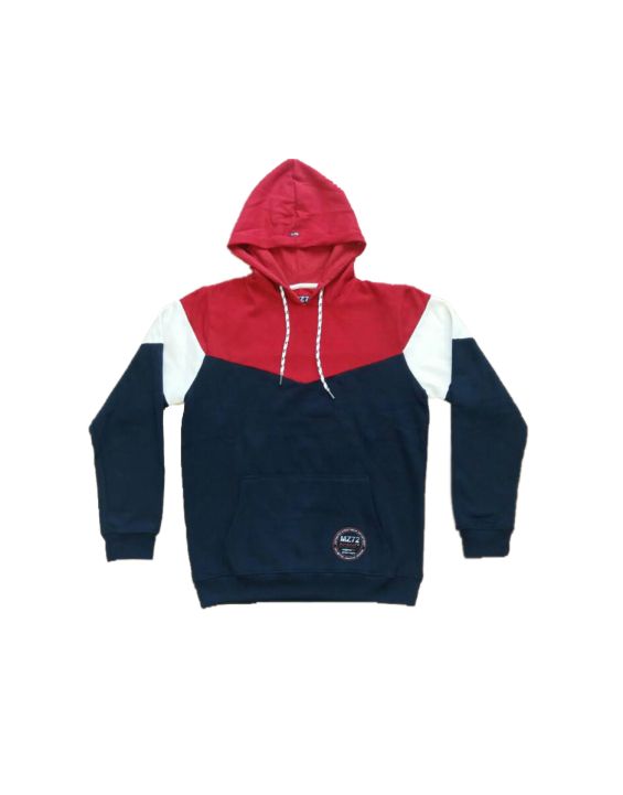 'MZGZ Justy Hoodie Red-Navy