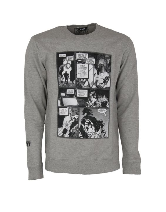 'ONLY&SONS Kiss Printed Sweatshirt Grey