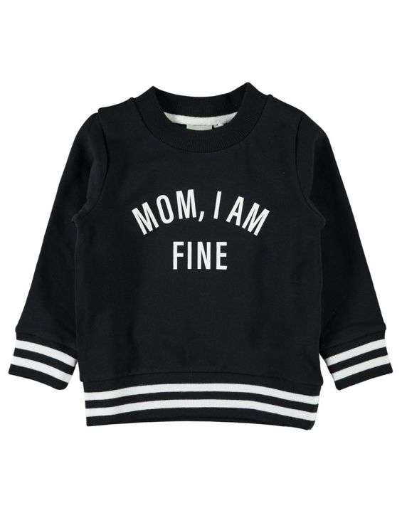 'NAME IT Unisex Sweater Black