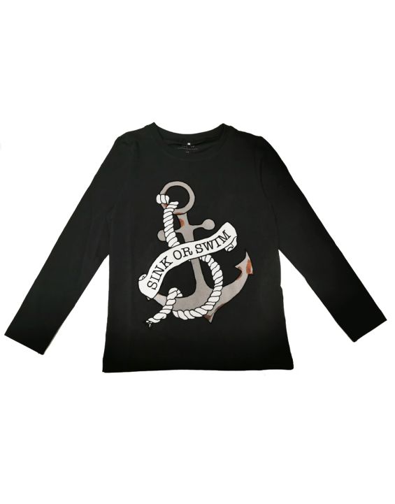 'NAME IT Anchor Sweat  Black